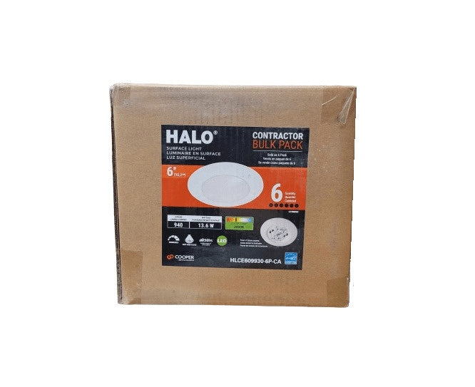 HLCE 6 in. 3000K Integrated LED Recessed Light Trim (6-Pack) Title 20 Compliant
