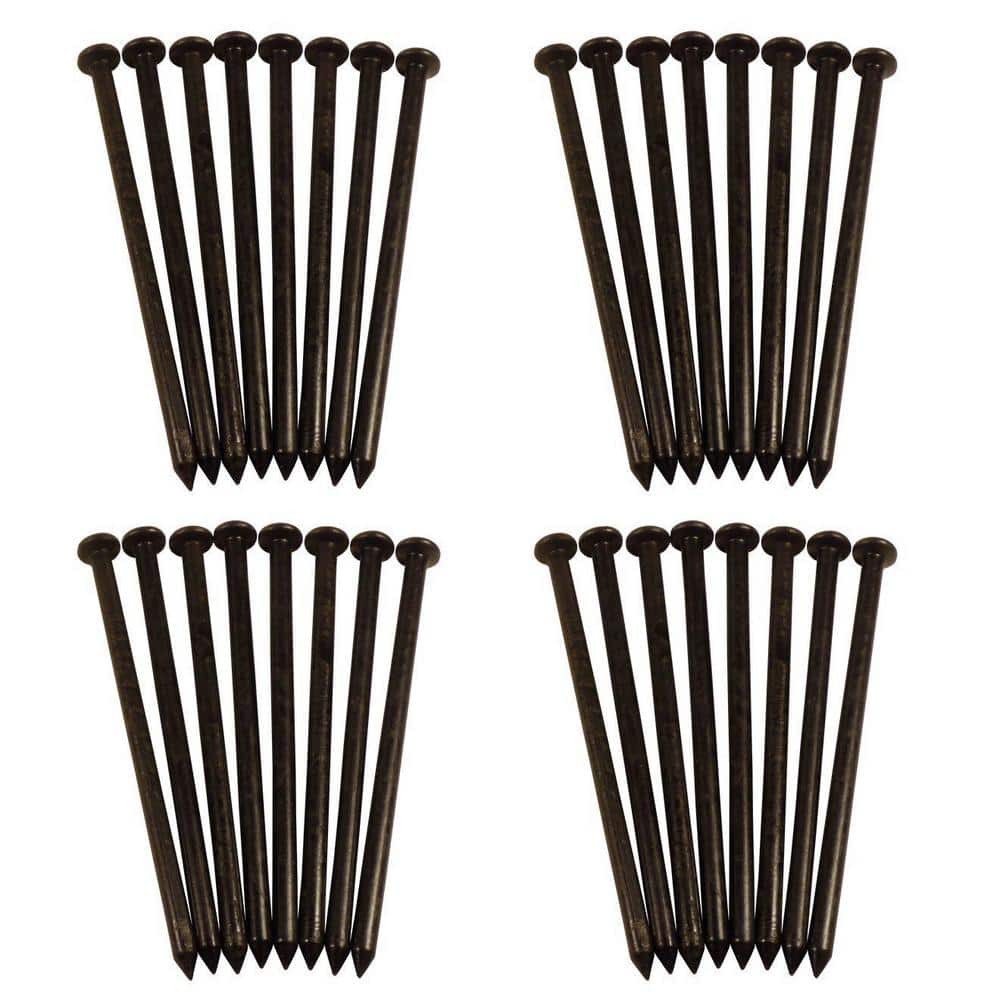 8 in. Black Nylon Contractor Stake (24-Pack)