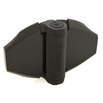 4-1/2 in. X 6-3/4 in. Black Polymer and Stainless Steel Hinge