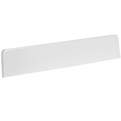 Newport 19 in. AB Engineered Composite Lite Sidesplash in White