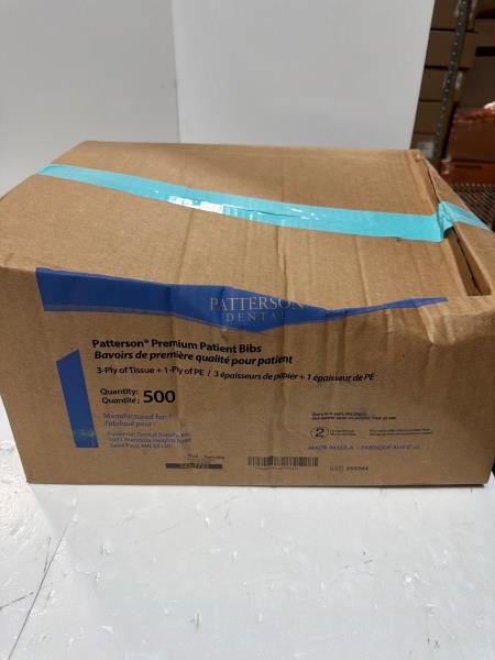 Patterson Dental Premium Patient Bibs 500 Count