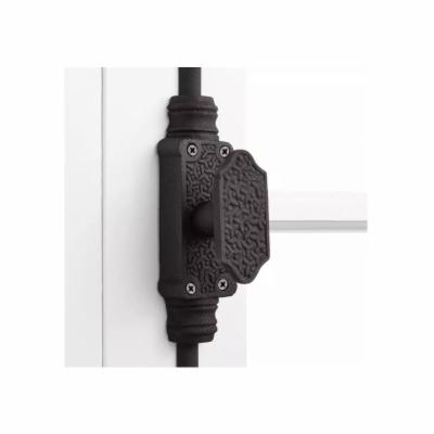 Signature Hardware Holloway Iron Window Cremone Bolt with Mounting Hardware for Windows up to 6 Ft. Black Powder Coat Security Bolt Cremone Bolt