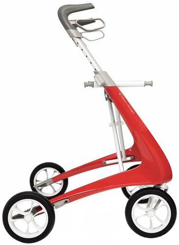 ByACRE Carbon Ultralight Comfort Rollator Walker - Red