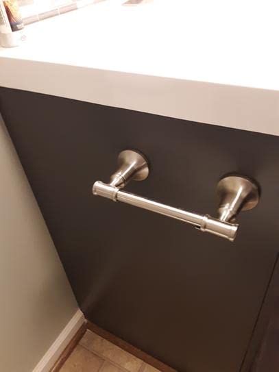 Delta Chamberlain Wall Mount Pivot Arm Toilet Paper Holder Bath Hardware Accessory in Champagne Bronze CML50-CZ