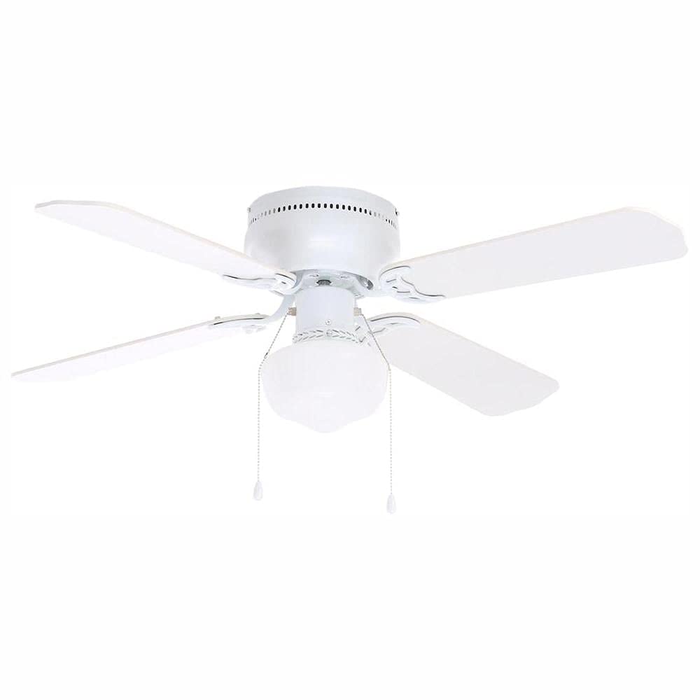 ONE BLADE ONLY Hampton Bay UB42SWH-SH Littleton 42 in. Indoor White Ceiling Fan with Light Kit