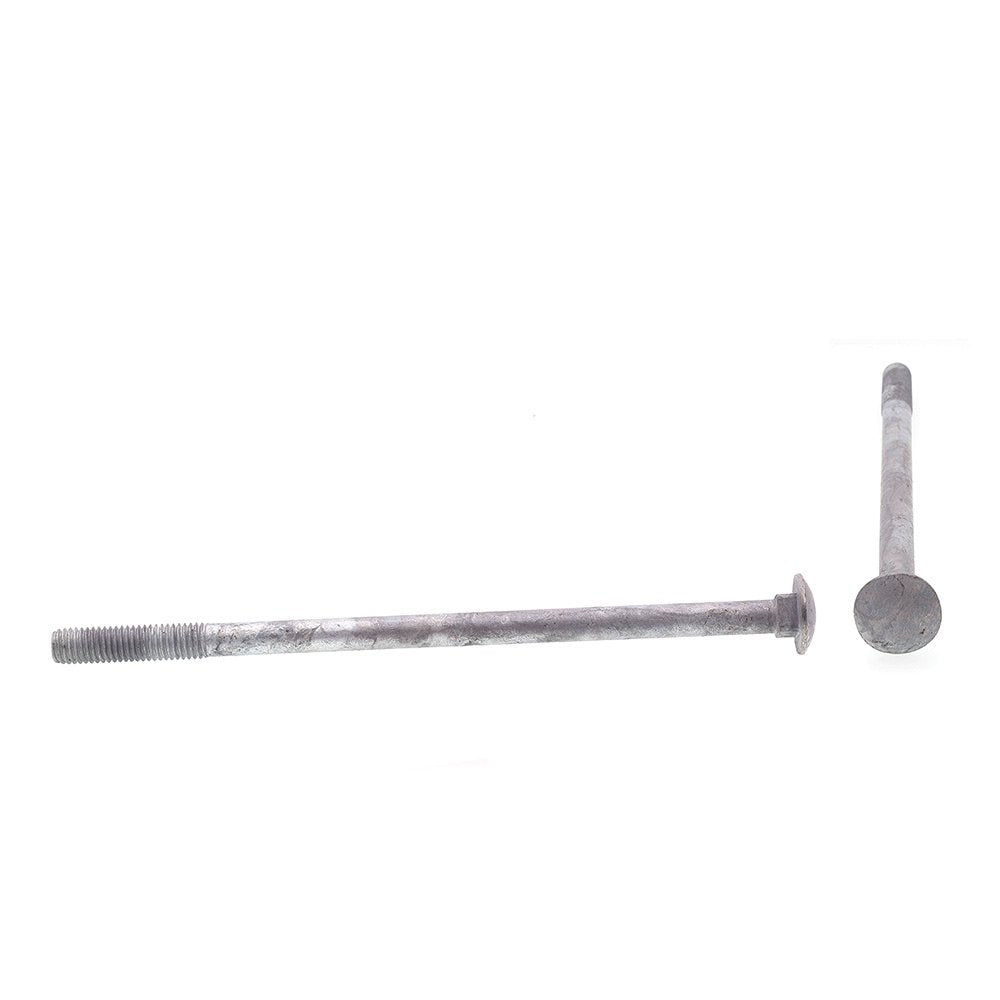 Prime-Line 9064901 Carriage Bolts, 1/2 in.-13 X 10 in., A307 Grade A Hot Dip Galvanized (10 Pack)