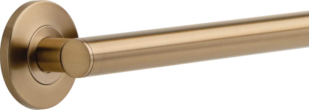 Delta Contemporary (1-Pack) 18" Shower Grab Bar Seniors ADA Compliant Champagne Bronze 450 lb Capacity Bathroom Safety Handle for Shower, Bathtub | Wall Mounted Balance Assist, Grip Bar 41818-CZ