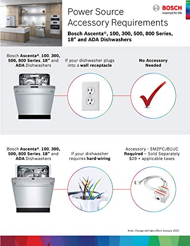 Bosch Dishwasher Power Cord with Junction Box Accessory SMZPCJB1UC