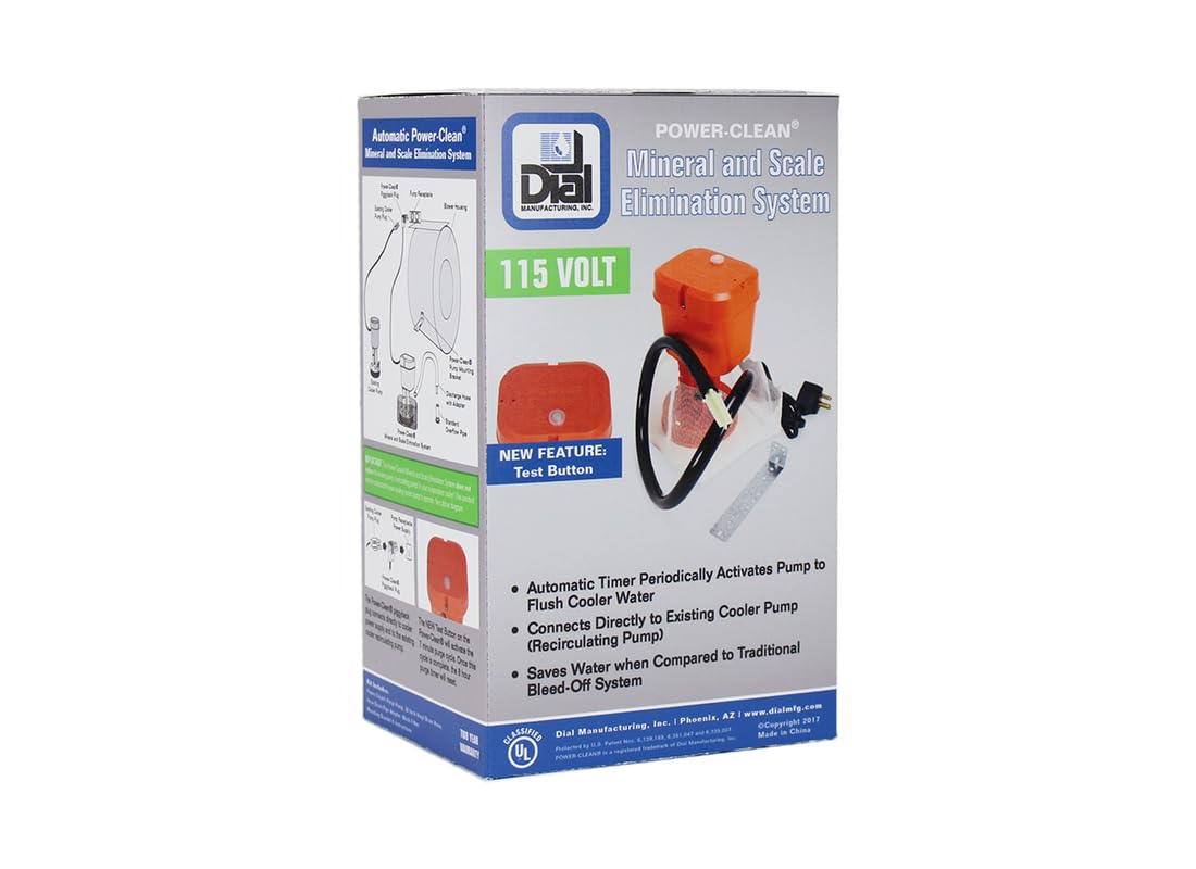 Dial Power Clean 9-1/2 in. H x 5-1/2 in. W Polypropylene Orange Evaporative Cooler Pump