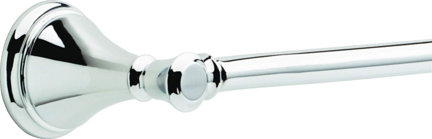 Delta Towel Rack | 24 Inch Polished Chrome Towel Bar for Bathroom, Kitchen | Cassidy Accessories