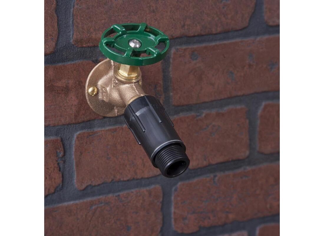 Raindrip R463CT 3/4-Inch Preset Hose Pressure Regulator 25 to 30 PSI, Black, (100050142)