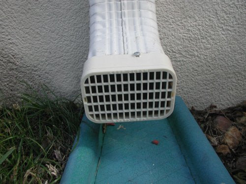 RODENT GUTTER GUARD 3X4 WHT