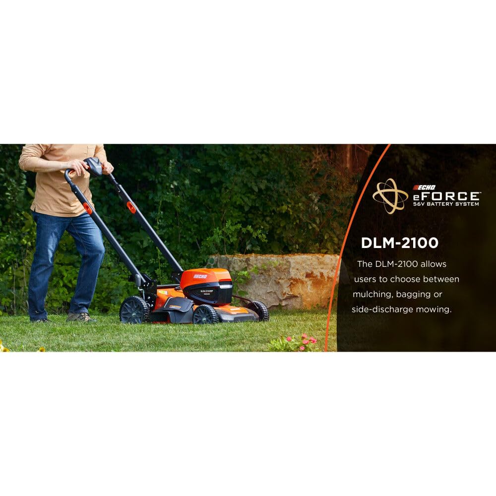 (MOWER ONLY) ECHO eFORCE 56V 21 in. Cordless Battery Self-Propelled Lawn Mower