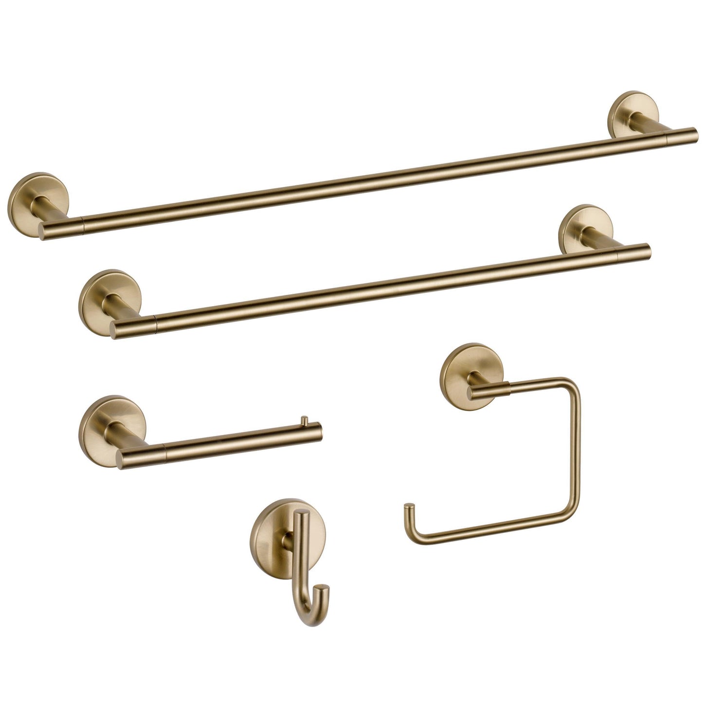 Delta Single Post Toilet Paper Holder | Champagne Bronze | Wall Mount | Trinsic Bathroom Accessories