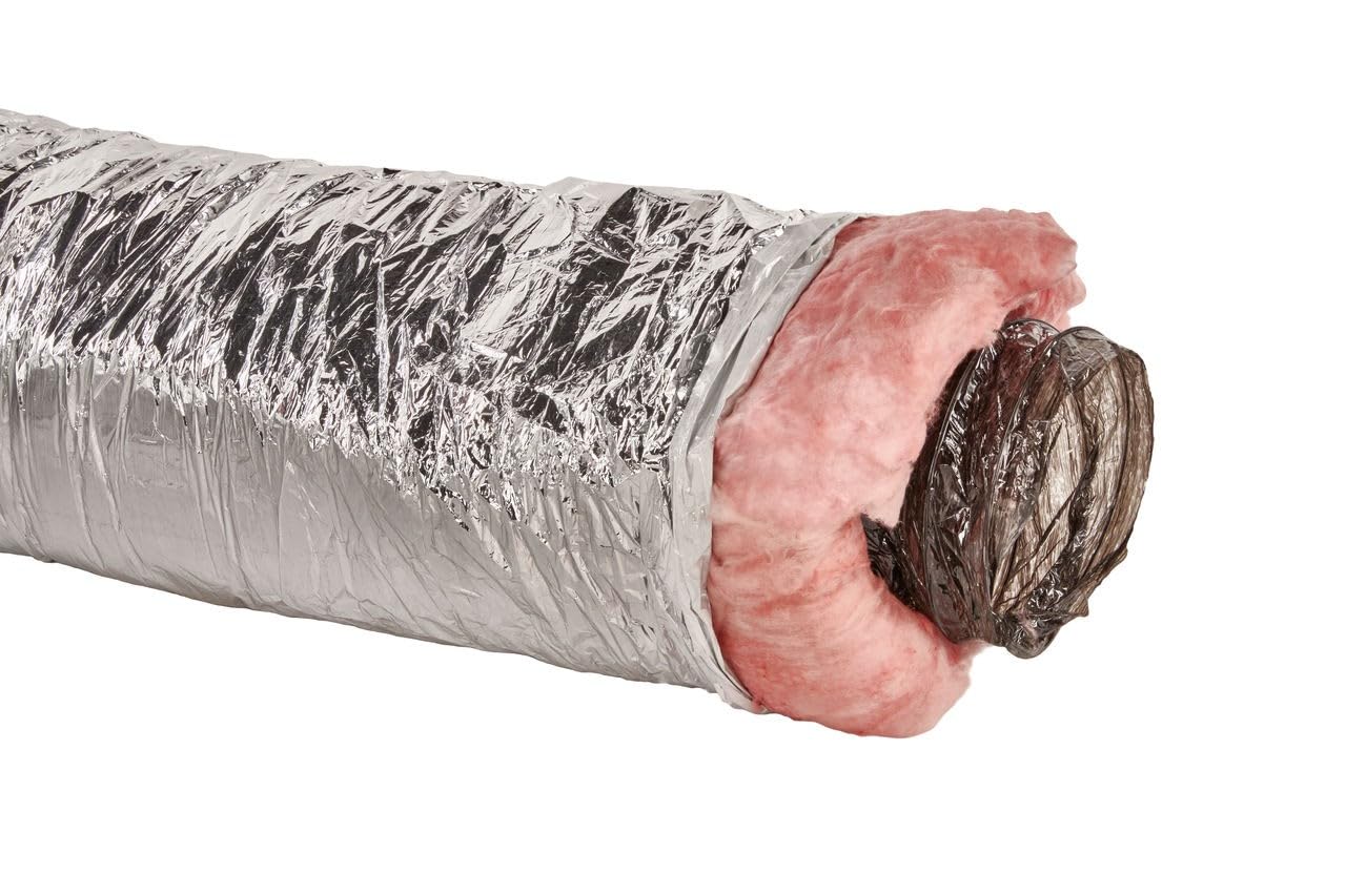 GAF Master Flow 6" X 25" Insulated Flexible Duct with R8 Insulation and Thermal Efficiency