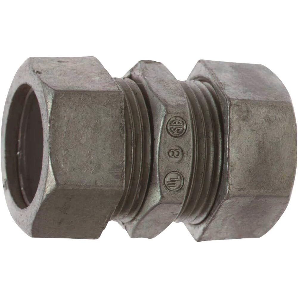 Halex EMT 1/2 In. Compression Conduit Coupling (5-Pack) - 1 Each