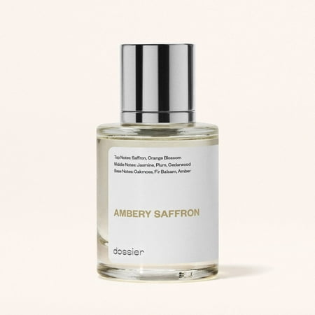 Dossier Women's Perfume - Ambery Saffron - 50ml: Paraben-Free, Vegan, Perfume Spray