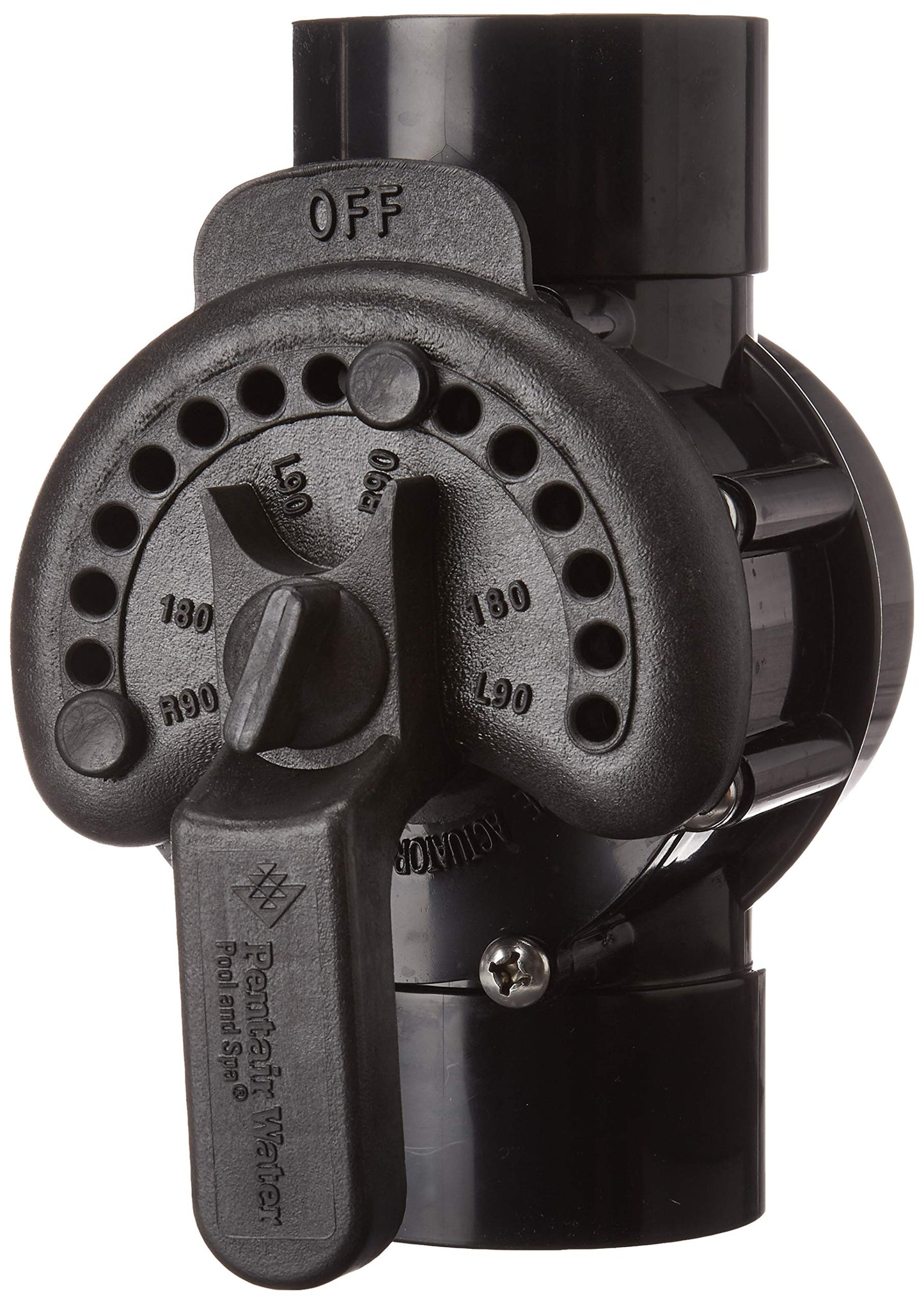 Pentair 263027 Stainless Steel Grey/Black Diverter Valve 2Way 2Inch (21/2Inch Slip Outside), CPVC, Grey/Black