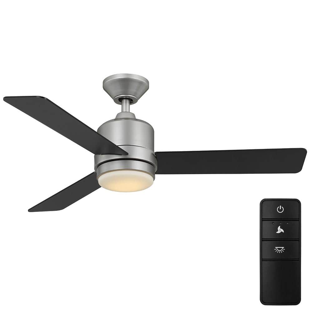 PARTS - MISSING BLADES - Castlegate 44 in. Integrated LED Indoor Silver Ceiling Fan with 3 Reversible Blades, Light Kit and Remote Control