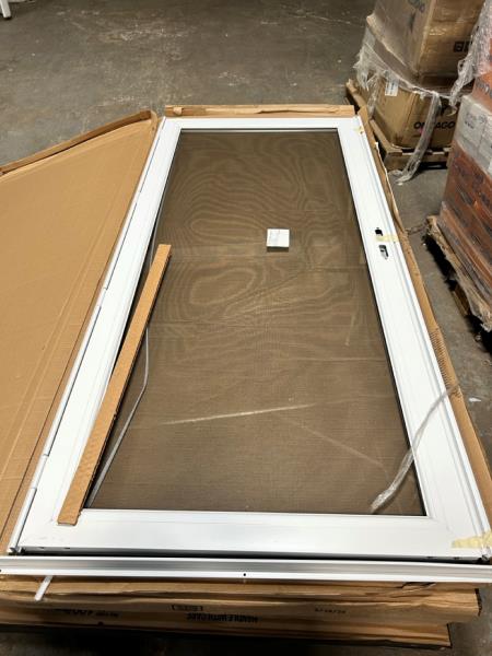 Andersen 3000 Series 36 in. White Fullview Easy Install Storm Door