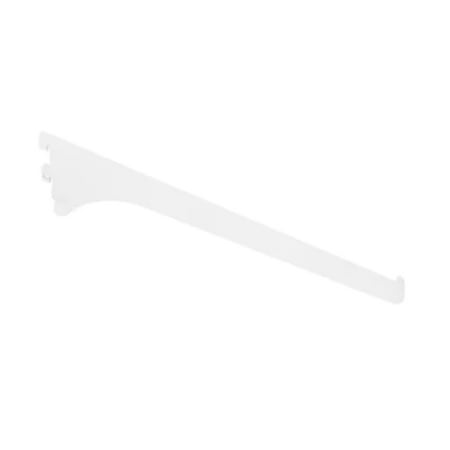 Everbilt 12 in. White Single Track Bracket
