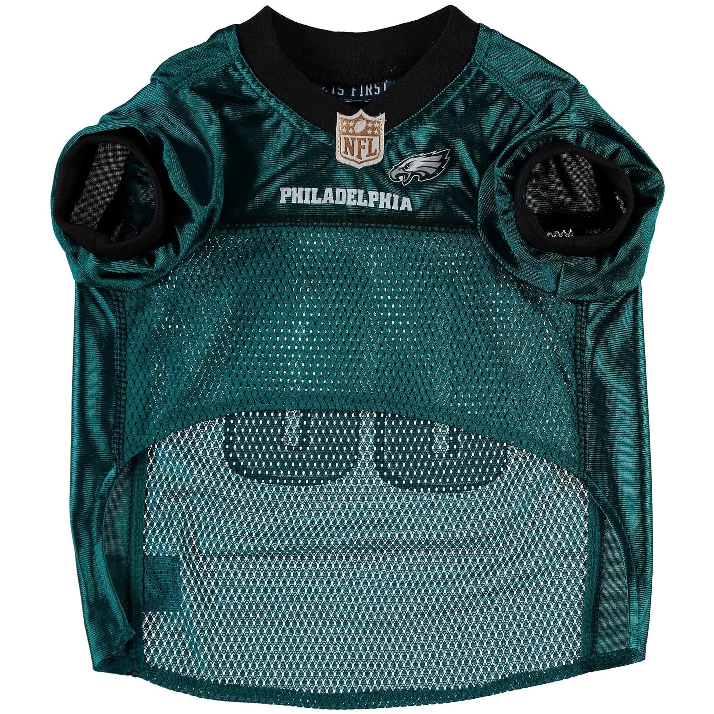 Pets First NFL Philadelphia Eagles Dog Jersey, Medium, Poly-mesh and Satin, Officially Licensed