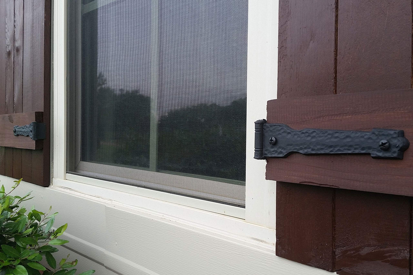 Atlantic Premium Shutters 80020000 Pintel on Plate: 2 1/4" Offset (Per Pair) Shutter Hardware Pintel on Plate: 2 1/4" Offset (Per Pair)