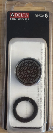 Delta Faucet RP330 Aerator for 2.2 GPM, Chrome