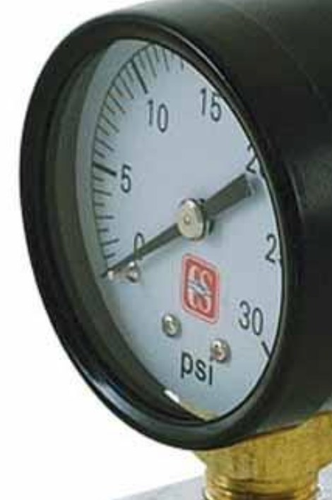 3/4 in. IPS Gas Pressure Test Gauge 0-30 PSI