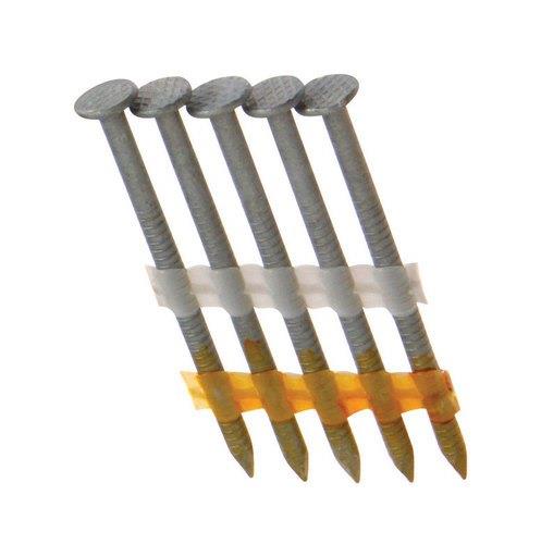 Grip-Rite 2-3/8 in. L X 12 Ga. Angled Strip Electro Galvanized Framing Nails 21 Deg 5000 Pk