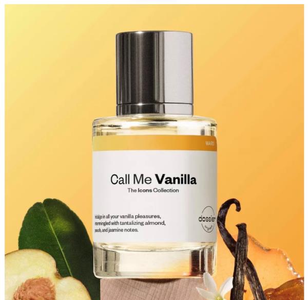 Dossier Call Me Vanilla Eau de Parfum - Warm, Vanilla, Peach, Jasmine