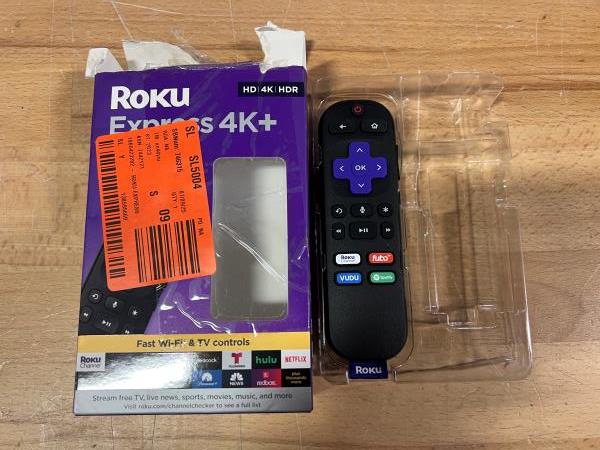 REMOTE ONLY for Roku Express 4K+ | Roku Streaming Device 4K/HDR