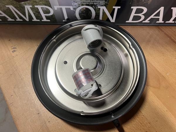 LIGHT KIT ONLY for Hampton Bay Gazebo III 52 in. Natural Iron Ceiling Fan