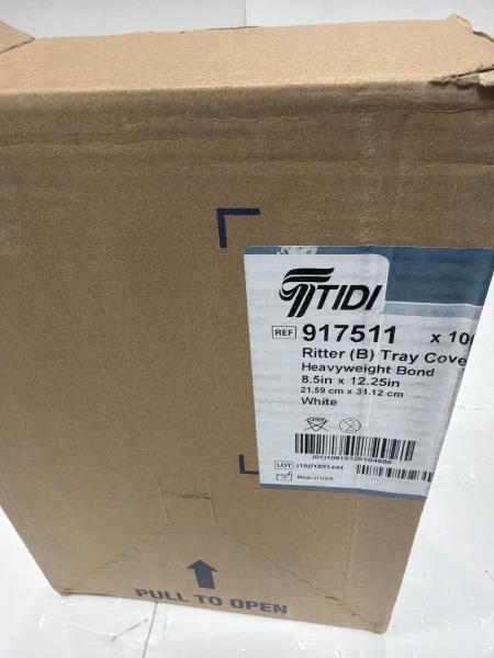 TIDI Ritter B Tray Covers 8.5 x 12.25in 1000ct