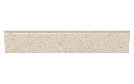 J COLLECTION 22" x 4" Cultured Marble Side Splash in Winter Snow