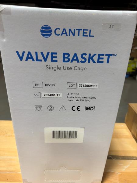 Cantel Valve Basket Single Use Cage 105025
