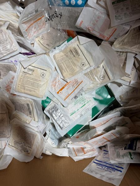 Lot of 75 Assorted Ansell Encore and Protexis Sterile Surgical Gloves