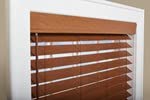 Espresso Cordless Room Darkening 2.5 in. Premium Faux Wood Blind for Window - 29 in. W x 64 in. L