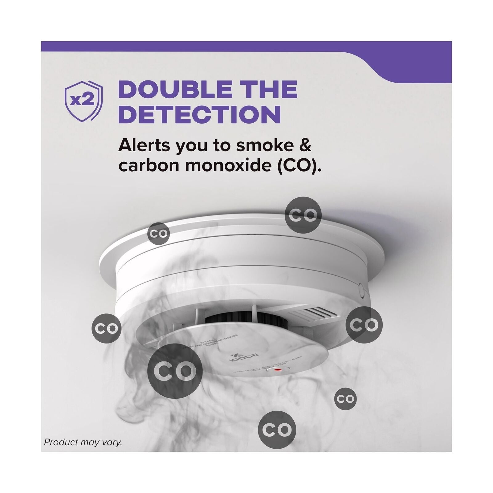 Kidde Hardwired Smoke & Carbon Monoxide Detector, 10-Year Battery Backup, Voi...