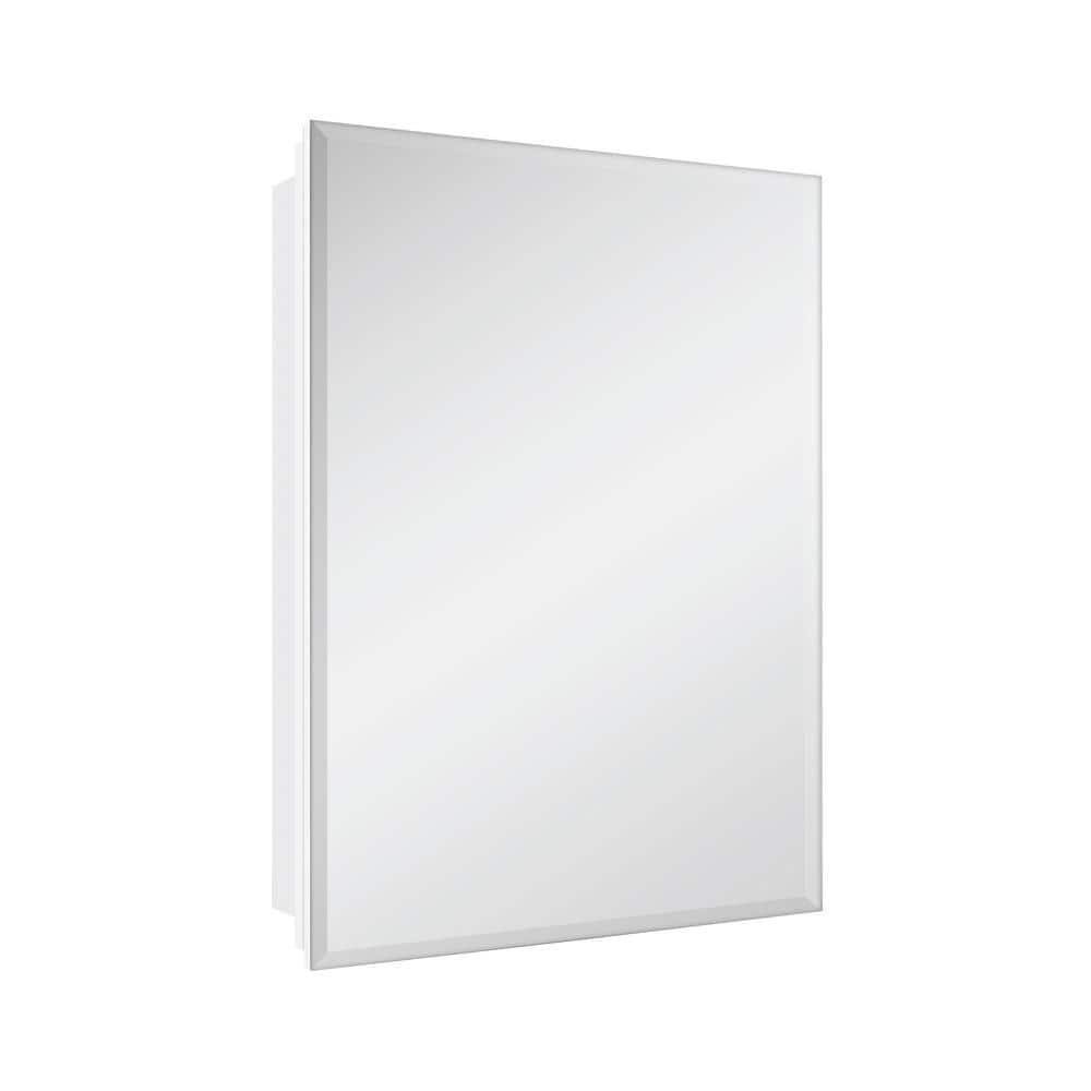 Glacier Bay Medicine Cabinet 4.63"x19.6"x26" Rectangular Frameless W/Mirror