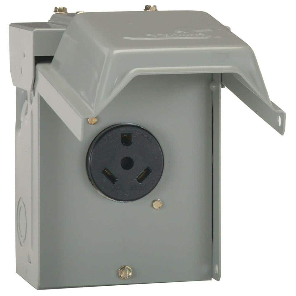 GE Bolt-on 5.19 in. Power Outlet for a Openings