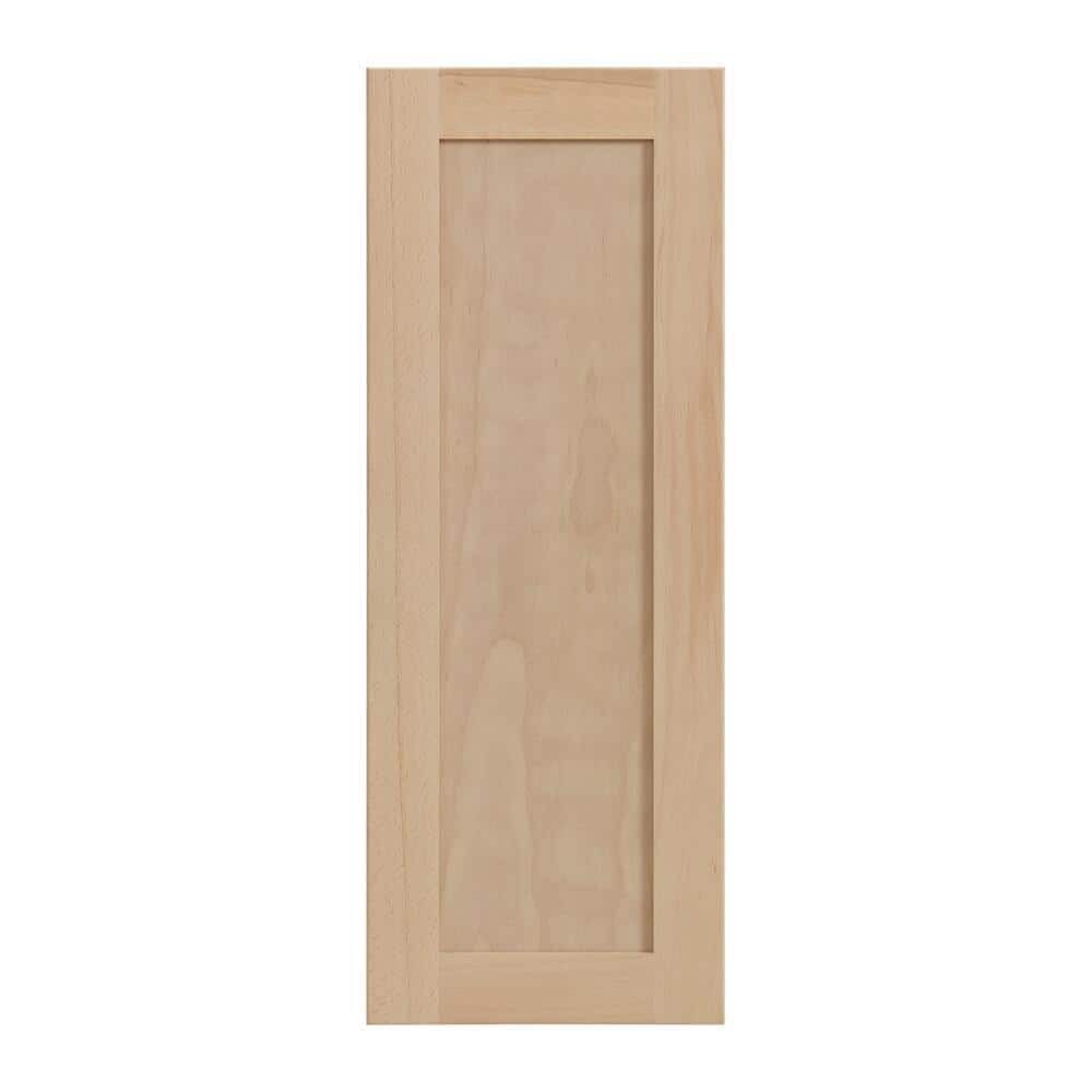 12 in. W X 30 in. H Wall Cabinet Decorative End Panel in Unfinished for CLICKREADY Technology