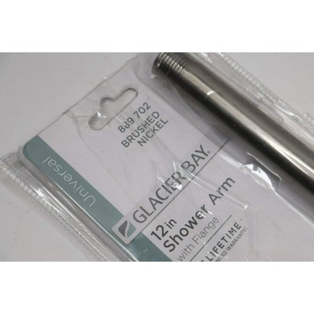 Glacier Bay Raincan J-Shaped Shower Arm Chrome 3.5  889 702