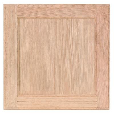 Unfinished 12 in. W X 0.75 in. D X 12 in. H in Unfinished Beech Cabinet Door Sample