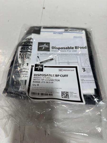 Medline Disposable Blood Pressure Cuff Bundle