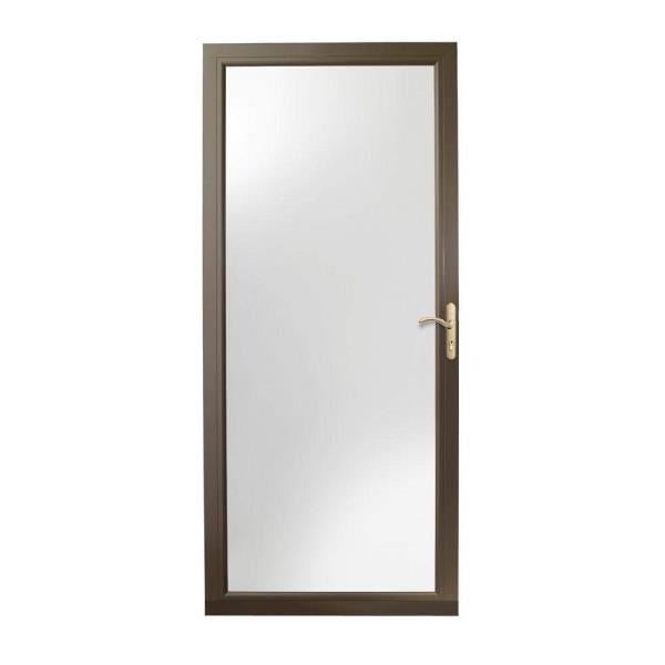 36" x 84" Anderson Screen Door - Model MN-AL 5 - Full View with Pet-Resistant Screen