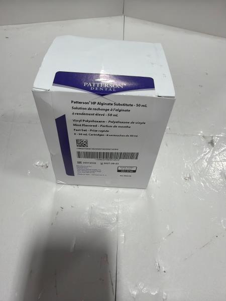 Patterson HP Alginate Substitute 8-50mL Cartridges