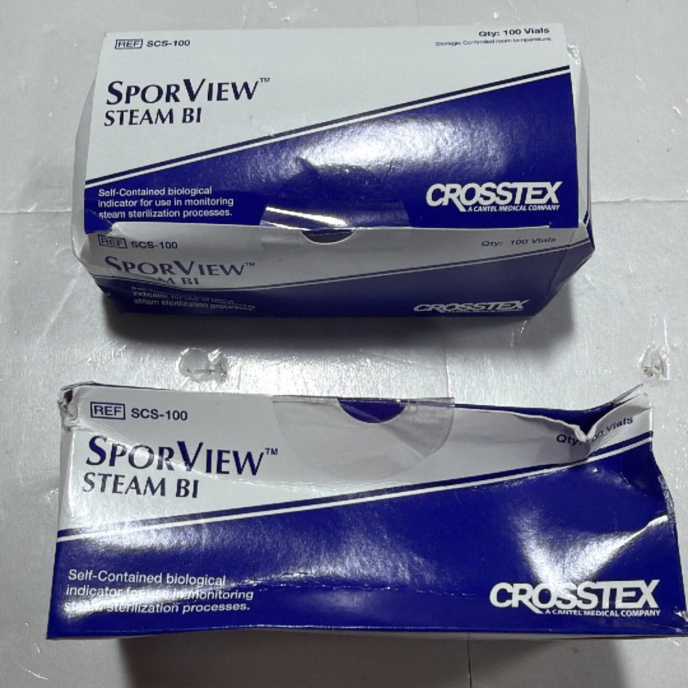Crosstex SporView Steam BI Biological Indicators Lot 9103