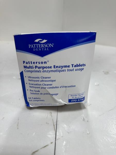 Patterson Dental Multi-Purpose Enzyme Tablets 64ct