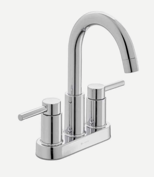 Glacier Bay Dorind 4in Centerset High-Arc Bathroom Faucet in Chrome